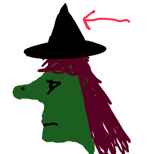Witch Hat drawing by lead-free-boss