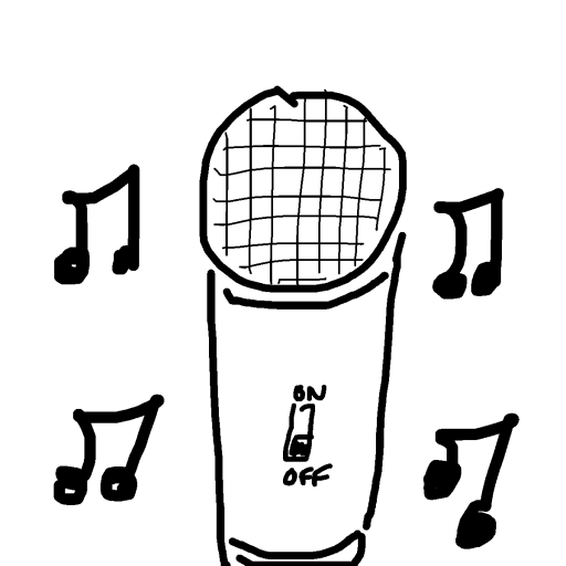 Microphone drawing by marcool