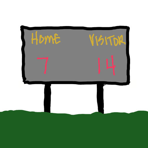 Scoreboard drawing by moon-dark-chief