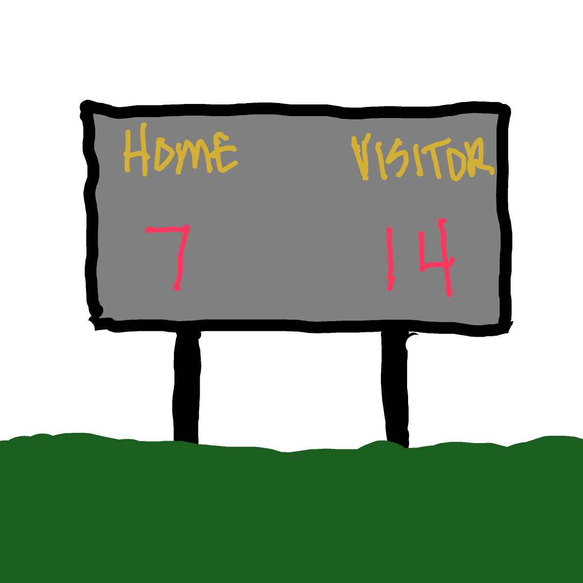 Scoreboard drawing by moon-dark-chief
