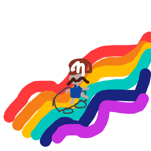 Rainbow Road drawing by lev