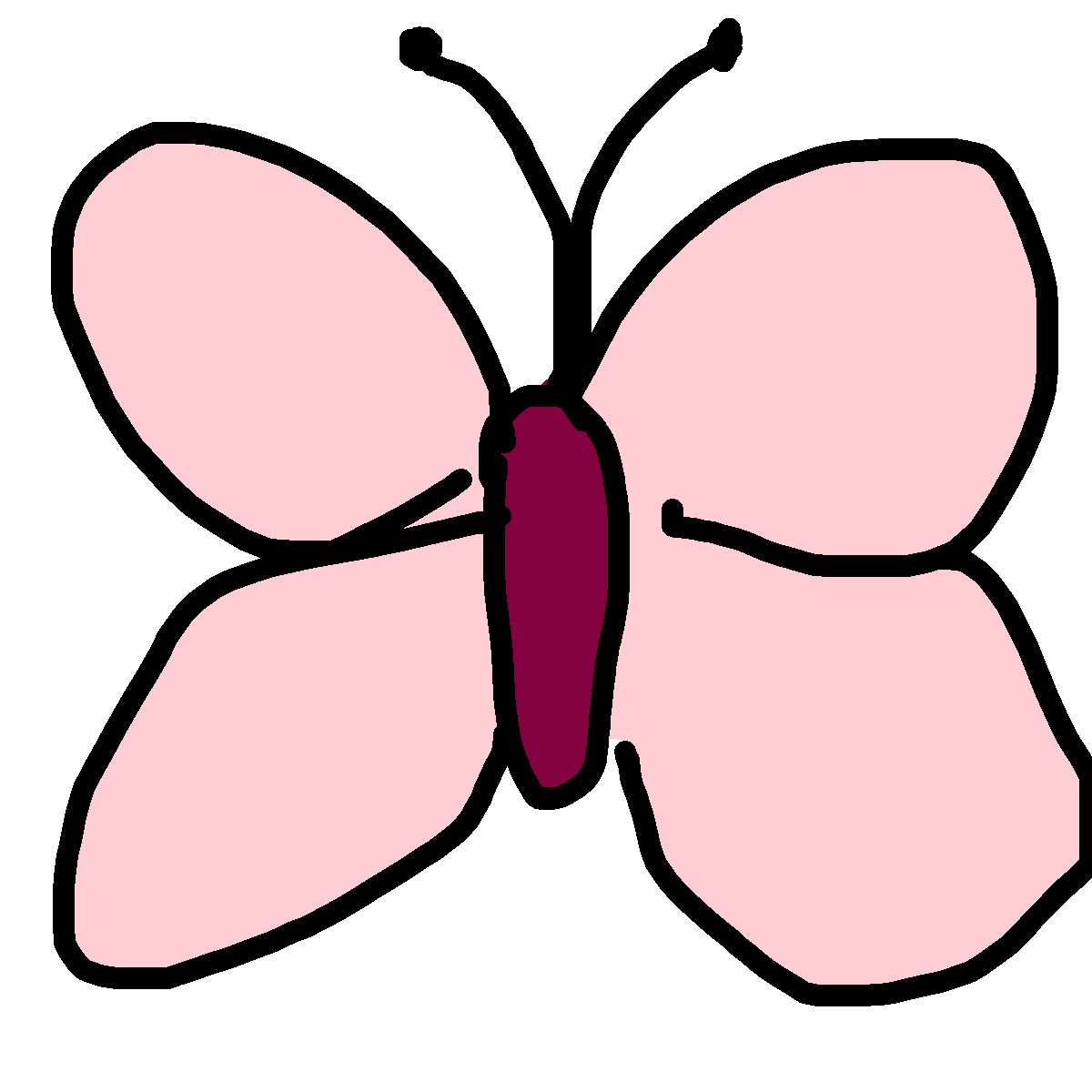 Butterfly drawing by kyle