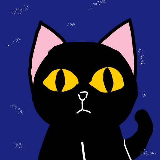 Black Cat drawing by Juliezzz