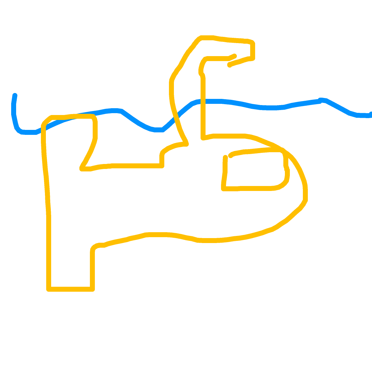 Submarine drawing by mjos