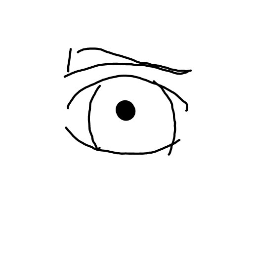 Eye drawing by ishak
