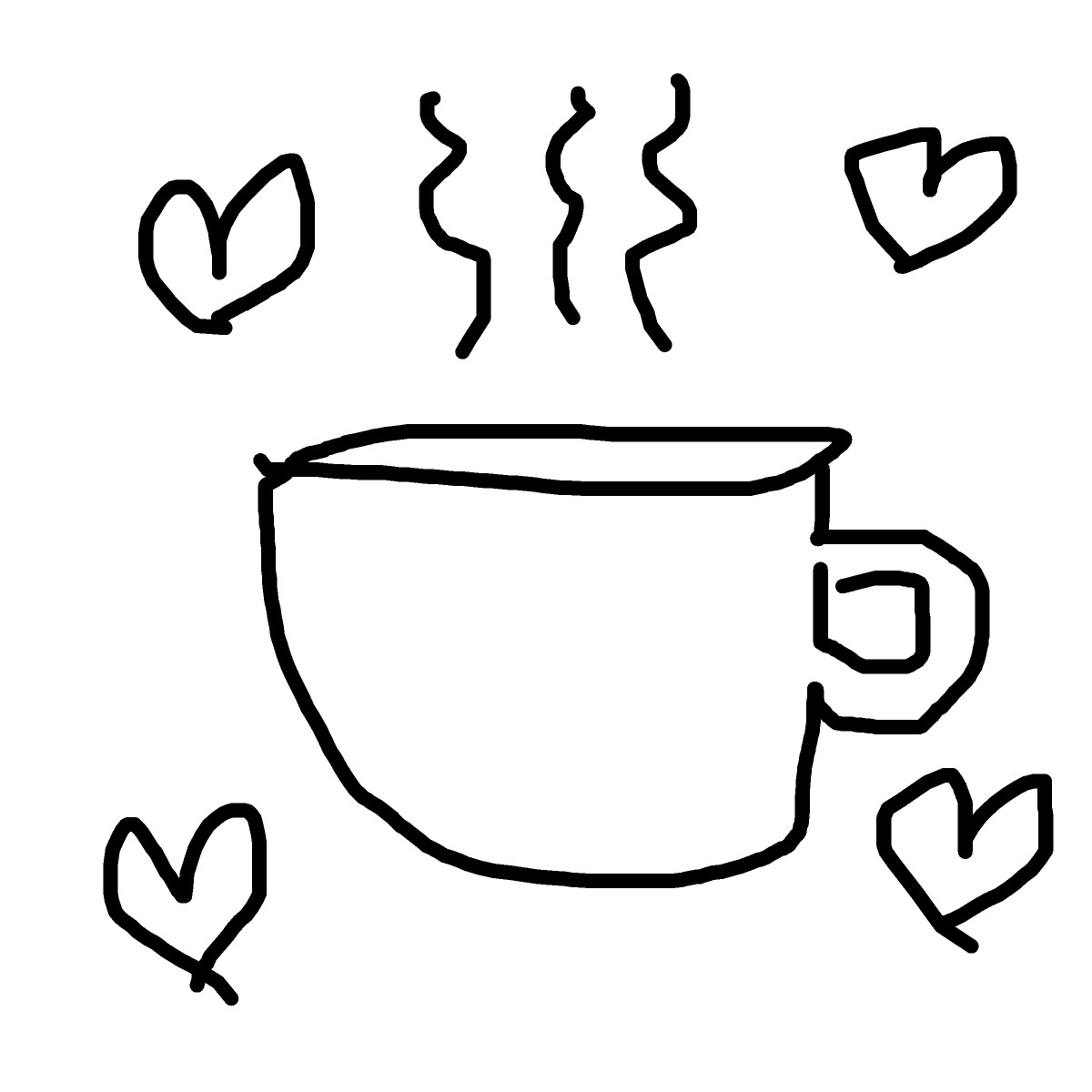 Coffee drawing by jopotihnik