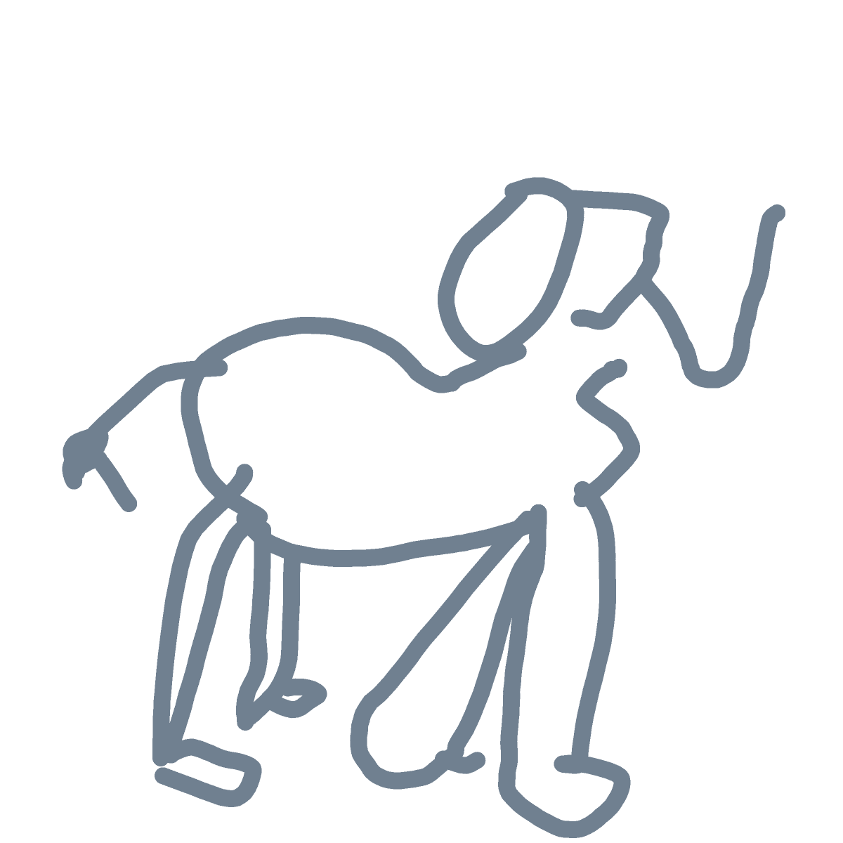 Elephant drawing by pearl-warm-king