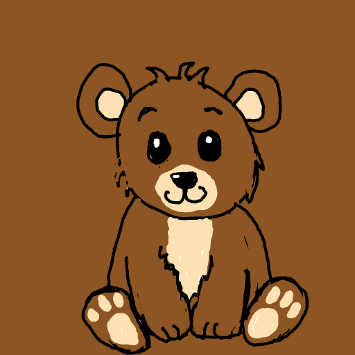 Baby Bear drawing by manders
