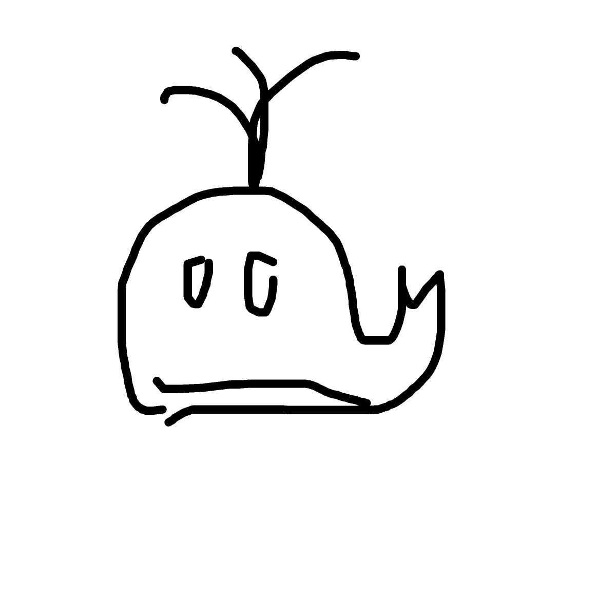 Whale drawing by lili