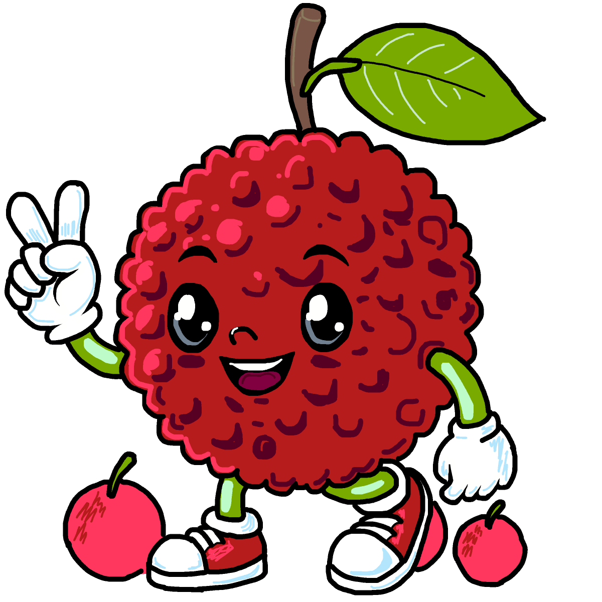 Lychee drawing by spleenonlean