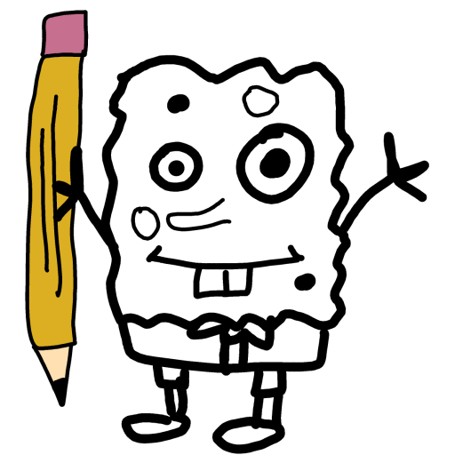 DoodleBob drawing by hellolilymae