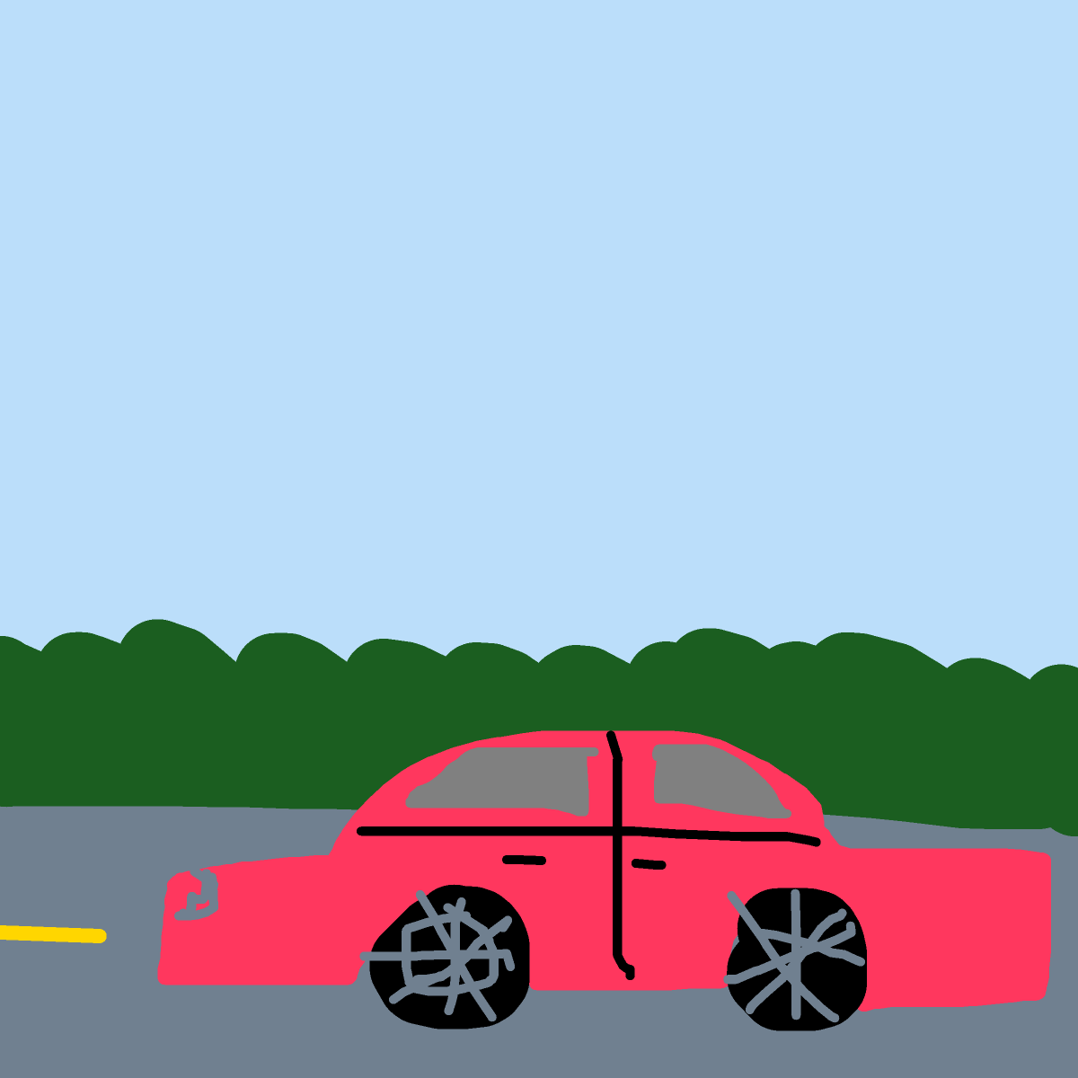 Car drawing by oxox