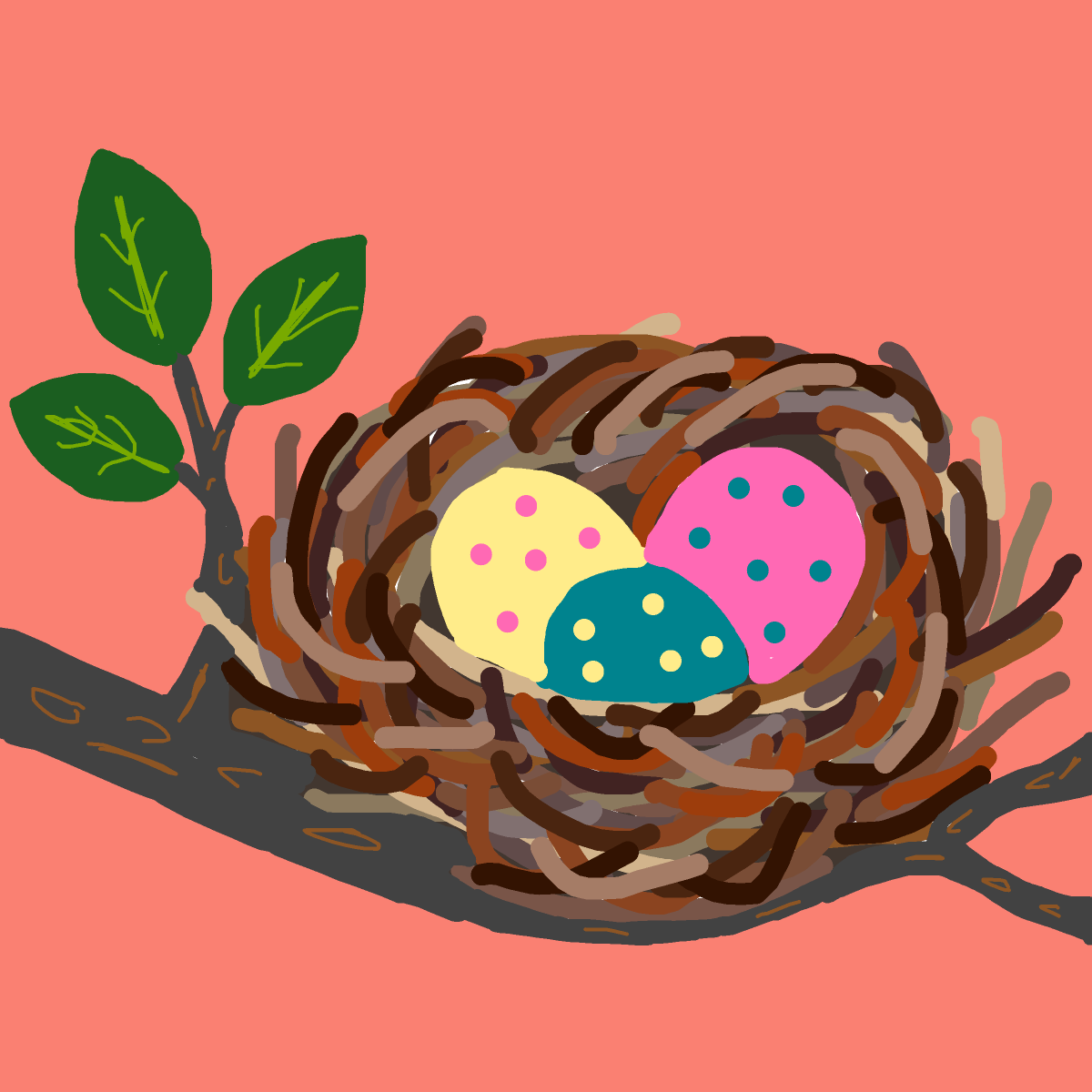 Nest drawing by monthra