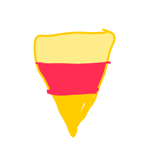Candy Corn drawing by coal-mild-peace