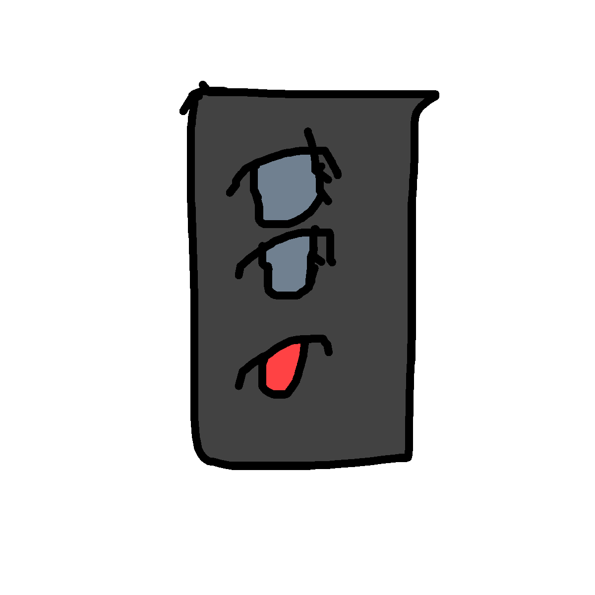Stoplight drawing by zion