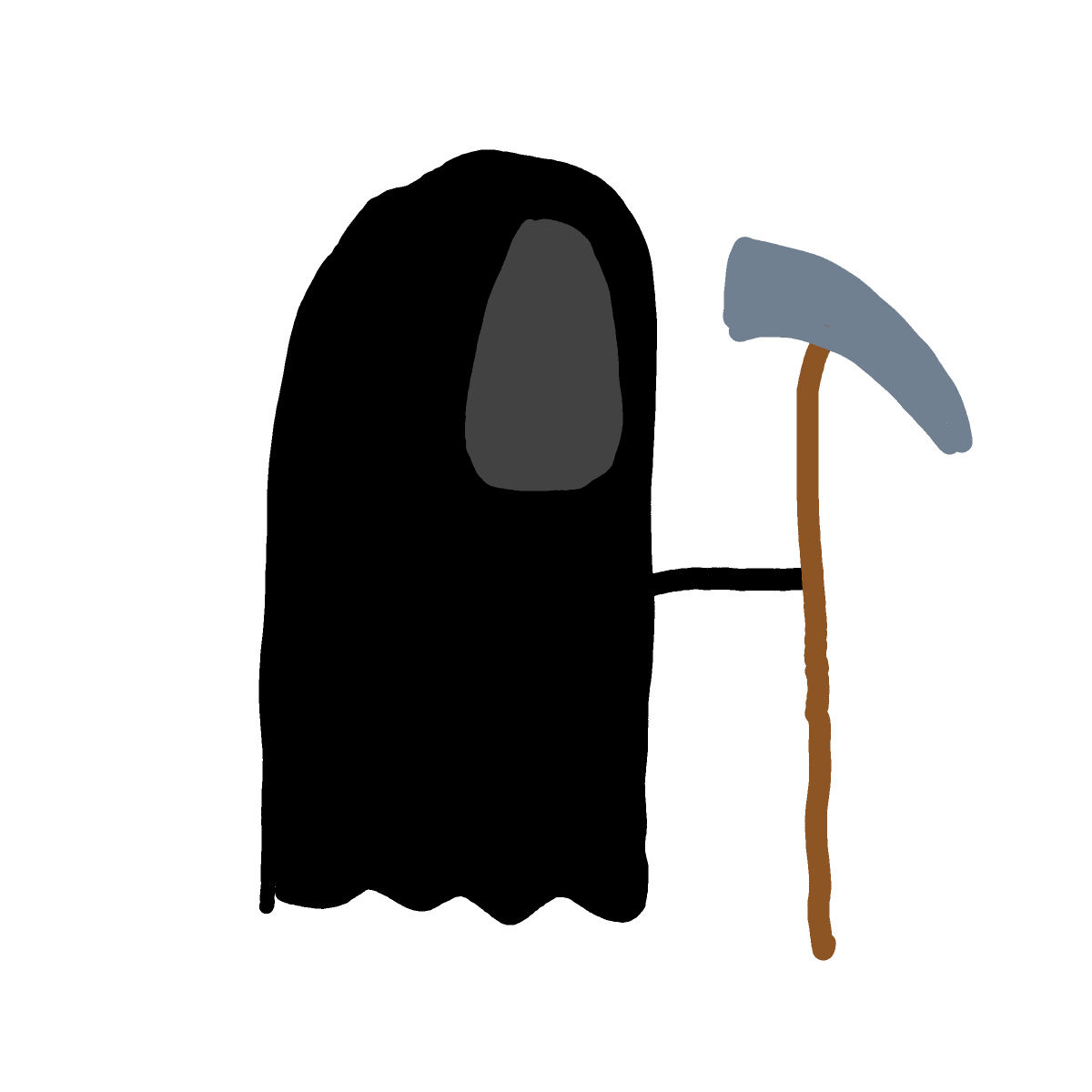 Grim Reaper drawing by Shandi