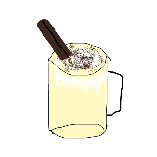 Eggnog drawing by miguelalp