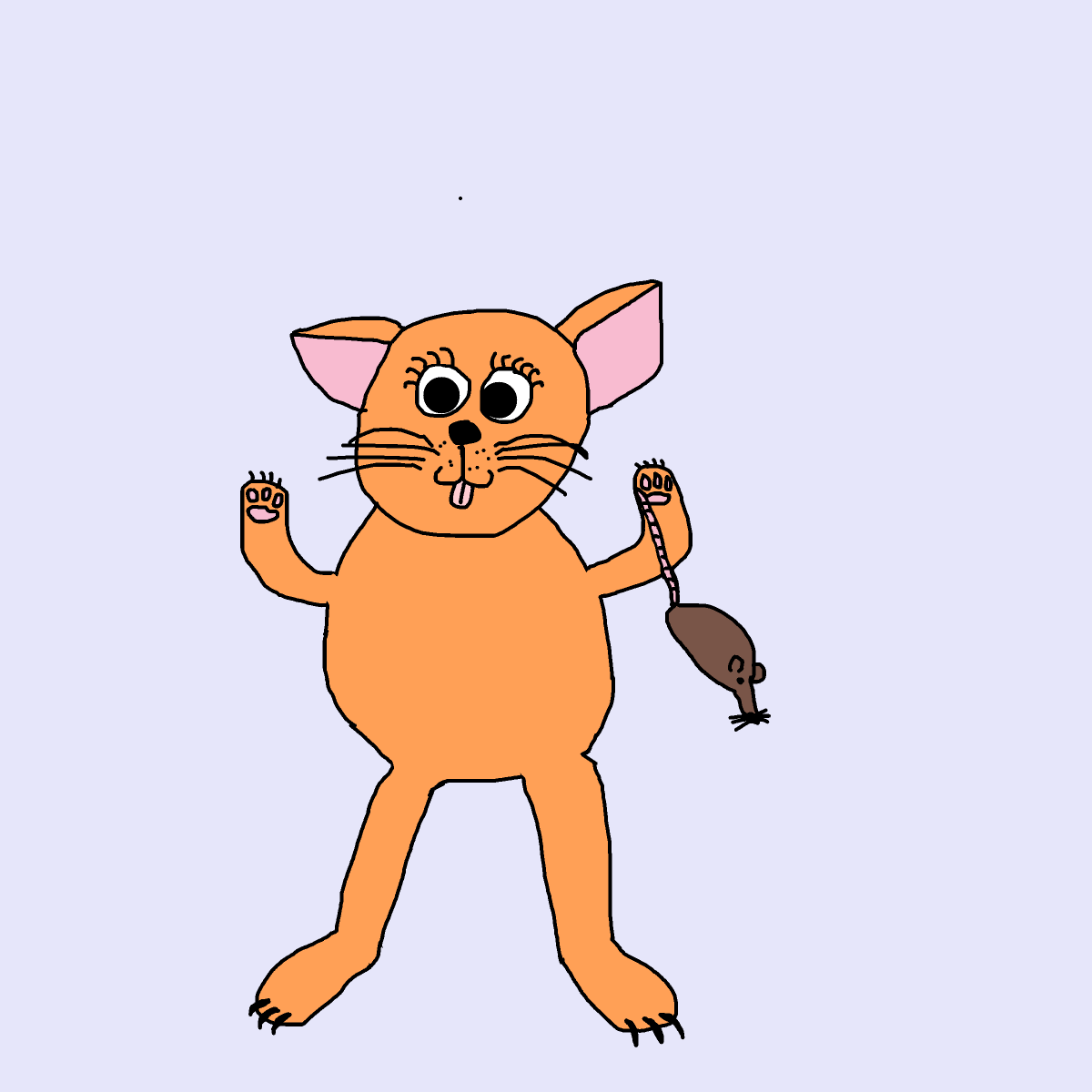 Cat drawing by krissywissy