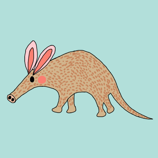 Aardvark drawing by krissywissy