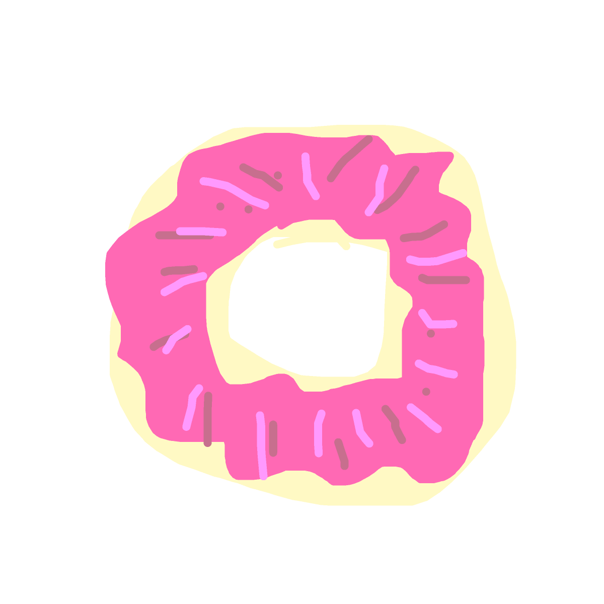 Donut drawing by juju