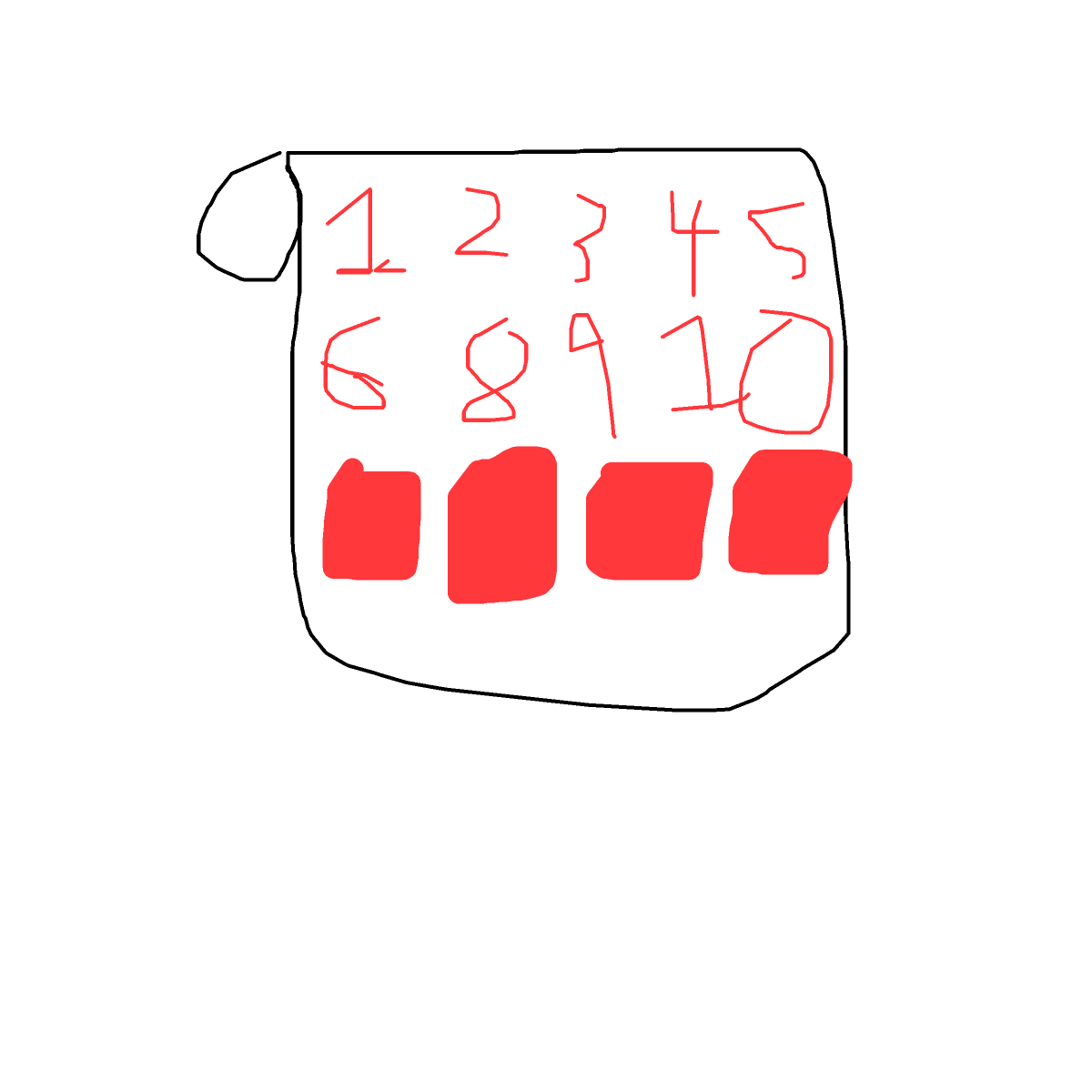 Calendar drawing by louie