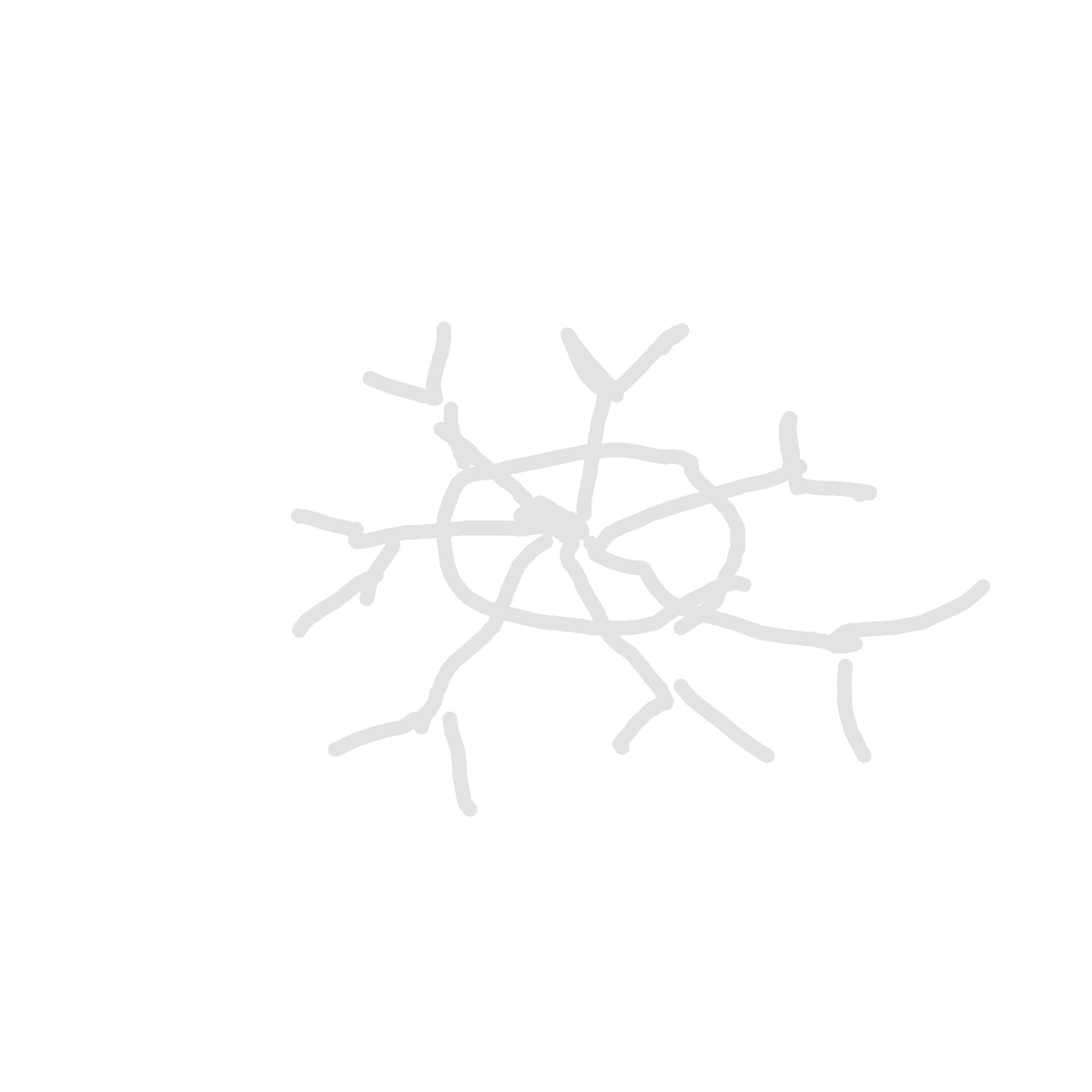 Snowflake drawing by Horseeeeeeeeey