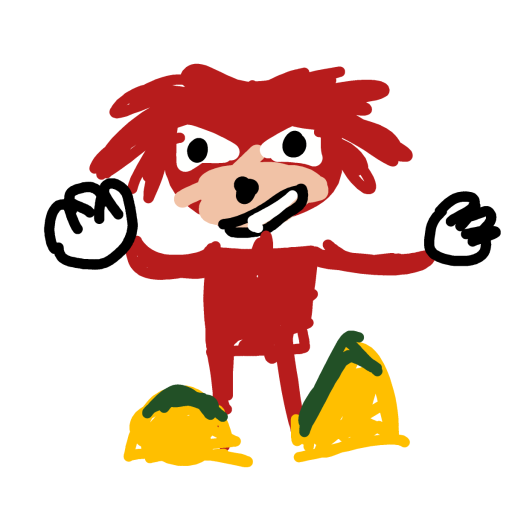 Knuckles drawing by limanaid
