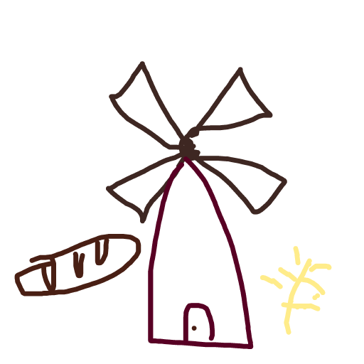 Windmill drawing by wise-epic-port