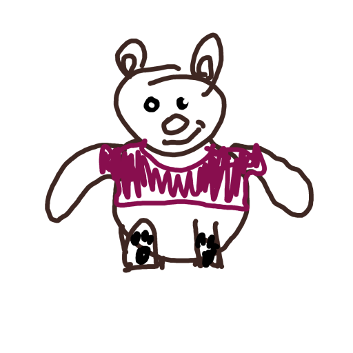 Teddy Bear drawing by princess fiona