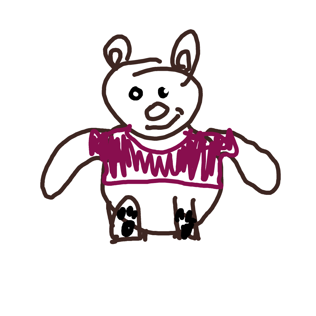 Teddy Bear drawing by princess fiona