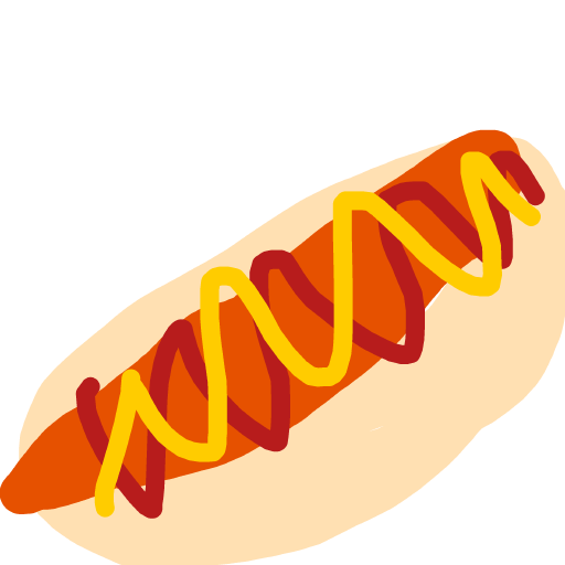 Hot Dog drawing by neesh