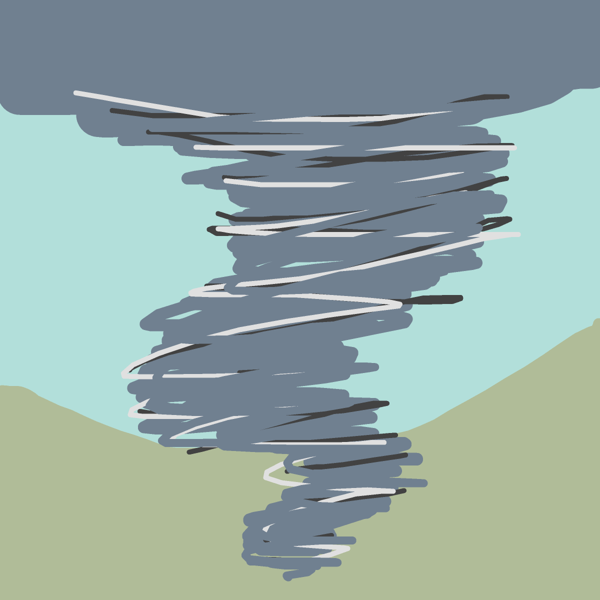 Tornado drawing by rowan