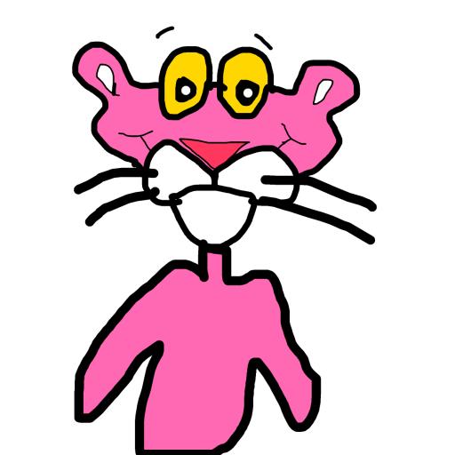 Pink Panther drawing by countnicula