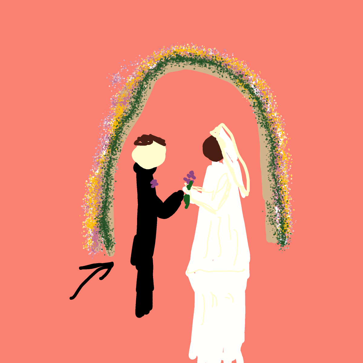 Groom drawing by Guardianoflives