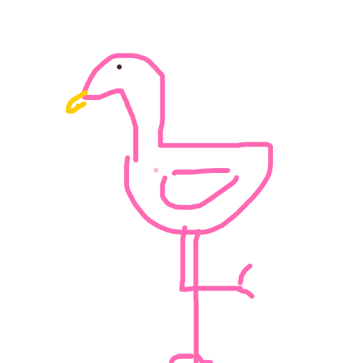 Flamingo drawing by jester