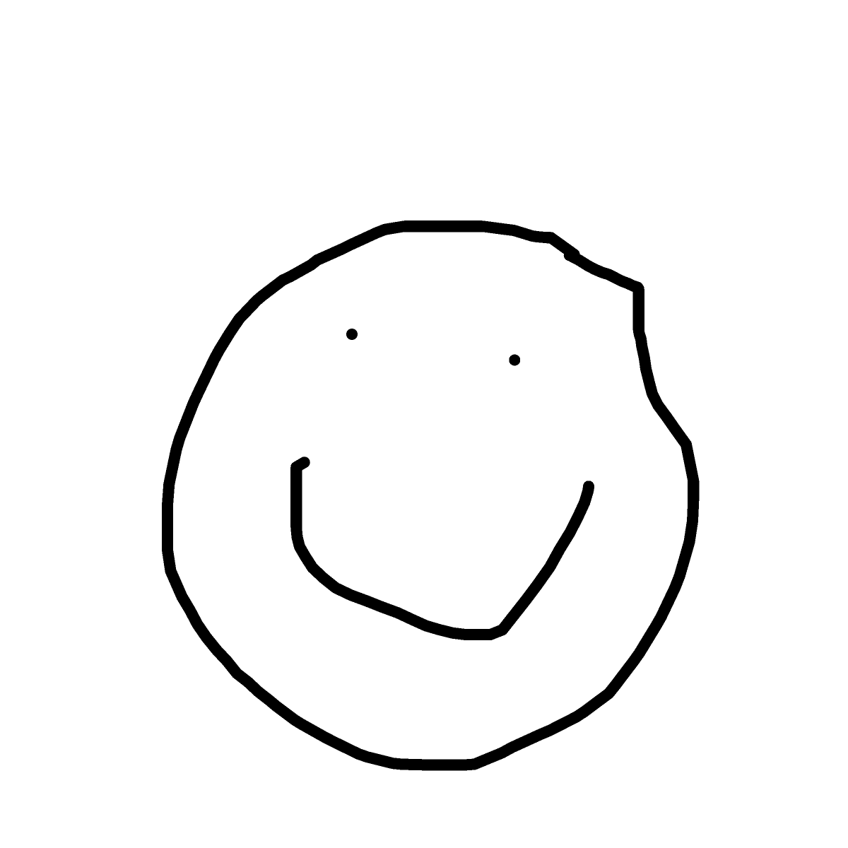 Smile drawing by dawn-omega-bard