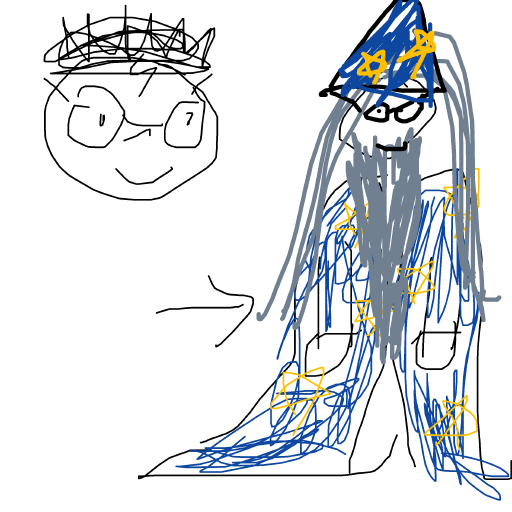 Dumbledore drawing by solar-deep-valor
