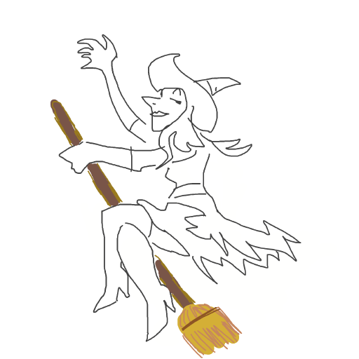 Broom drawing by koko_b_where