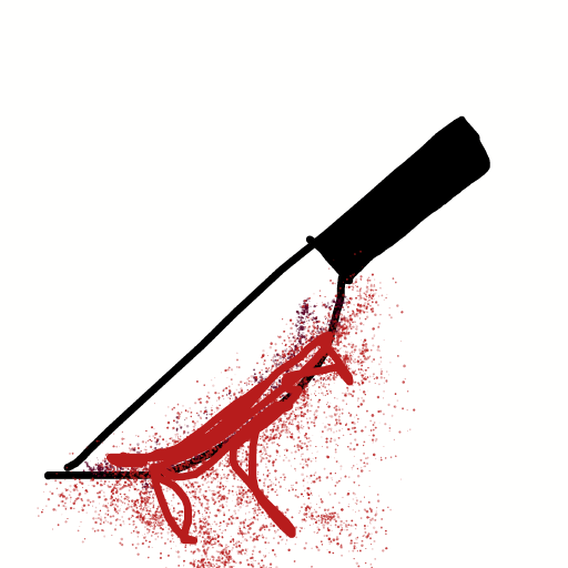 Knife drawing by spleenonlean