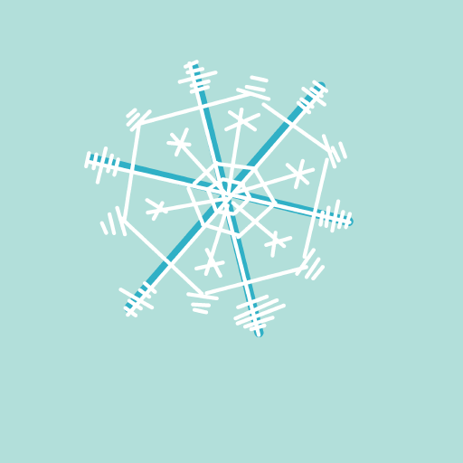 Snowflake drawing by mjolnirbear