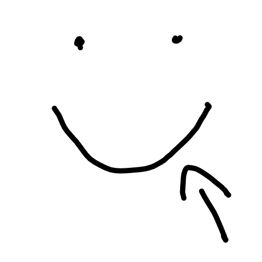 Smile drawing by Elizabeast
