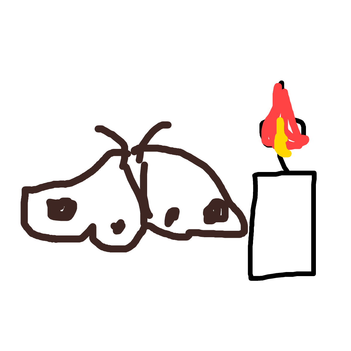 Moth drawing by honey crisp