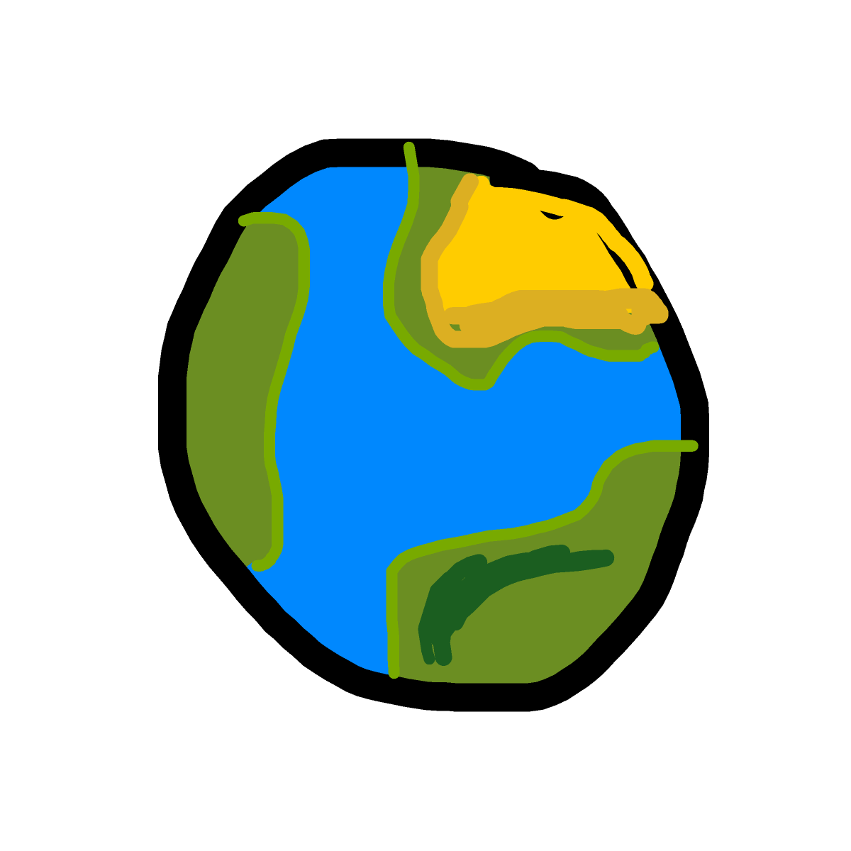 Earth drawing by matea