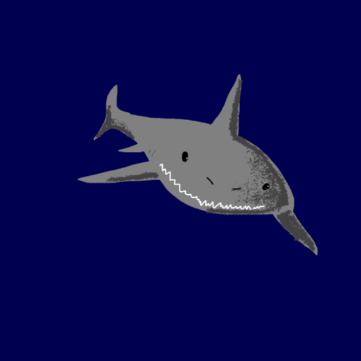 Shark drawing by koko_b_where