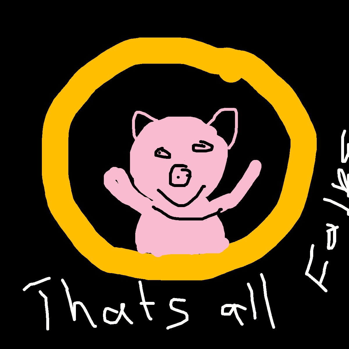 Porky Pig drawing by light-wild-tower