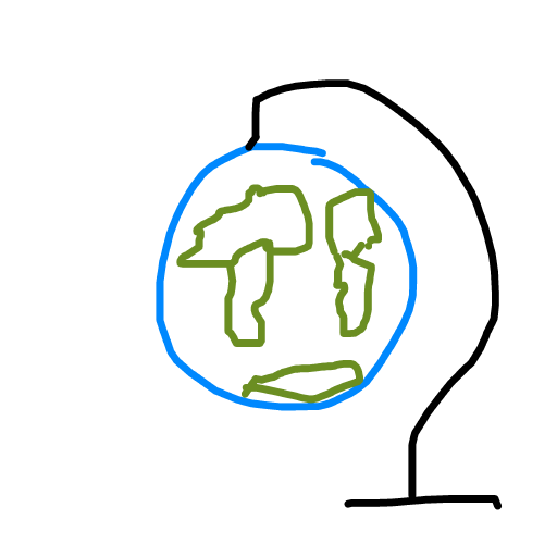 Globe drawing by silver-dark-duke