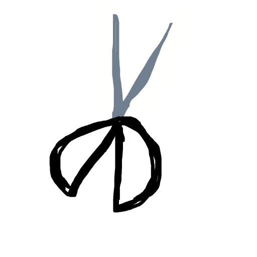 Scissors drawing by parkalini