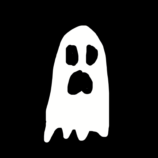 Ghost drawing by audiblysticky