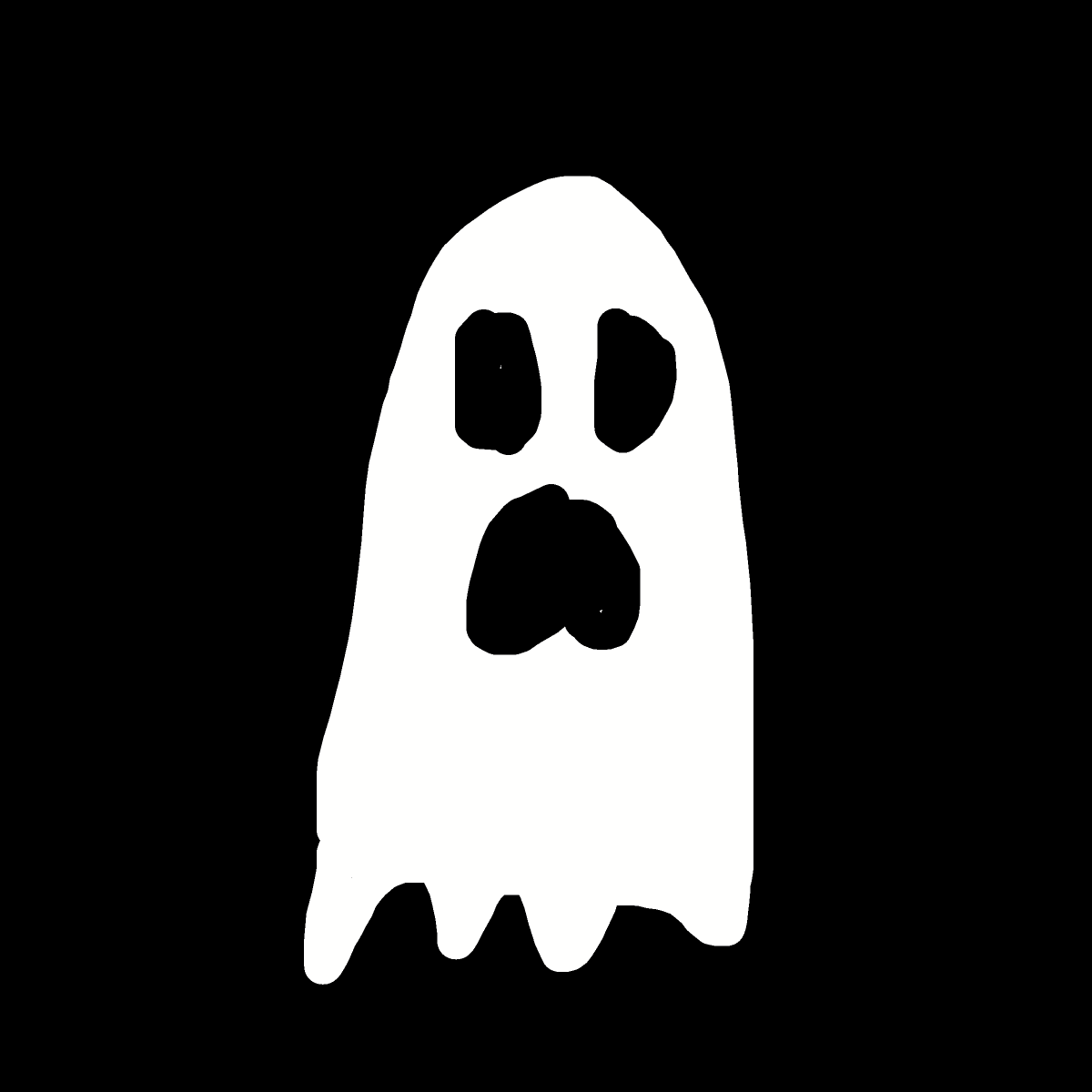 Ghost drawing by audiblysticky