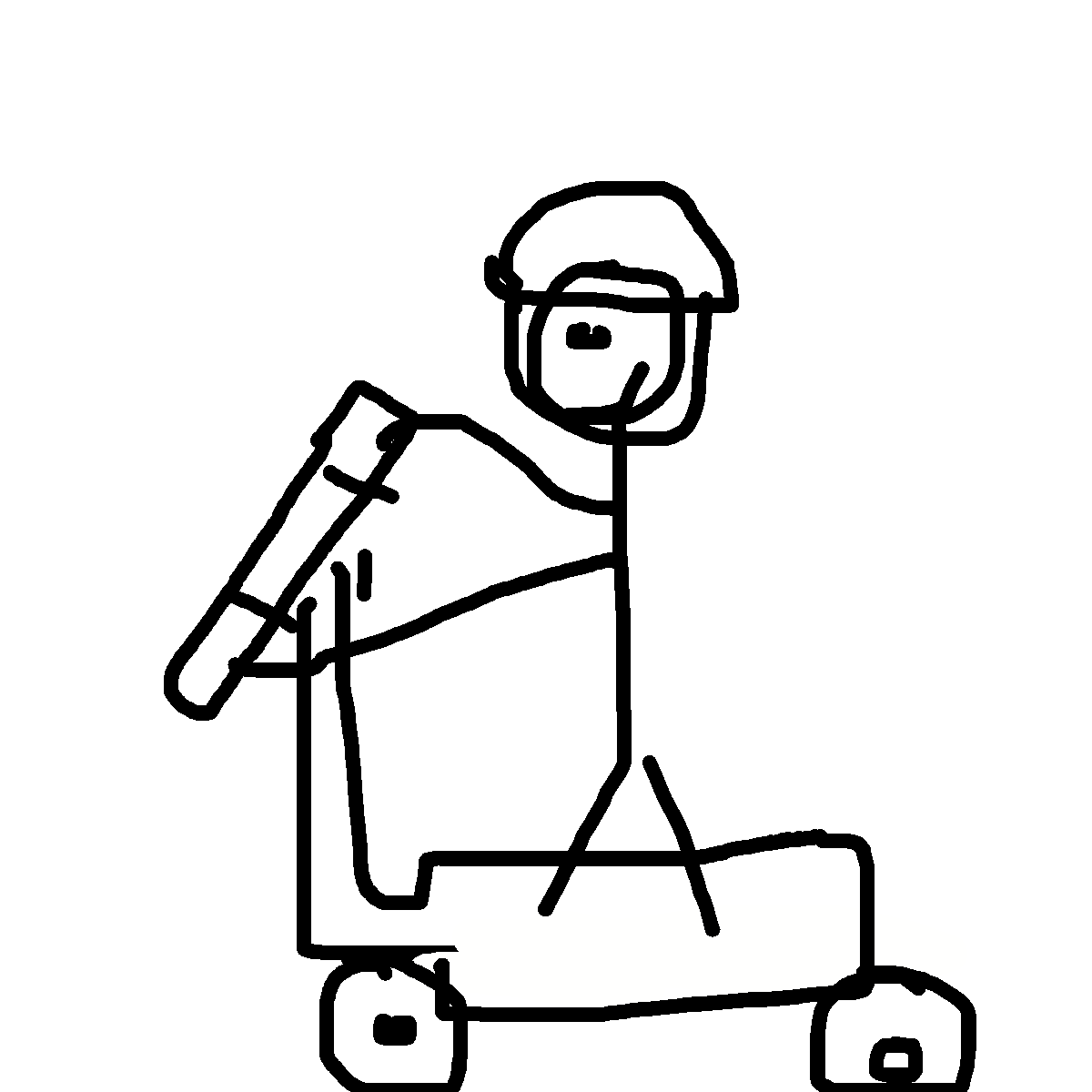 Scooter drawing by mikestam195